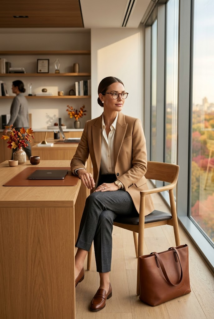 Business Casual Fall Office Outfit